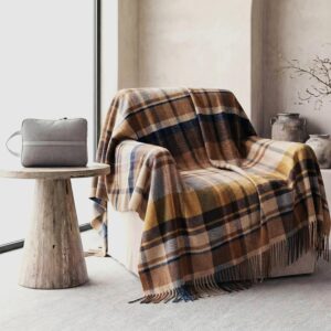 Lightweight Pure Wool Throw