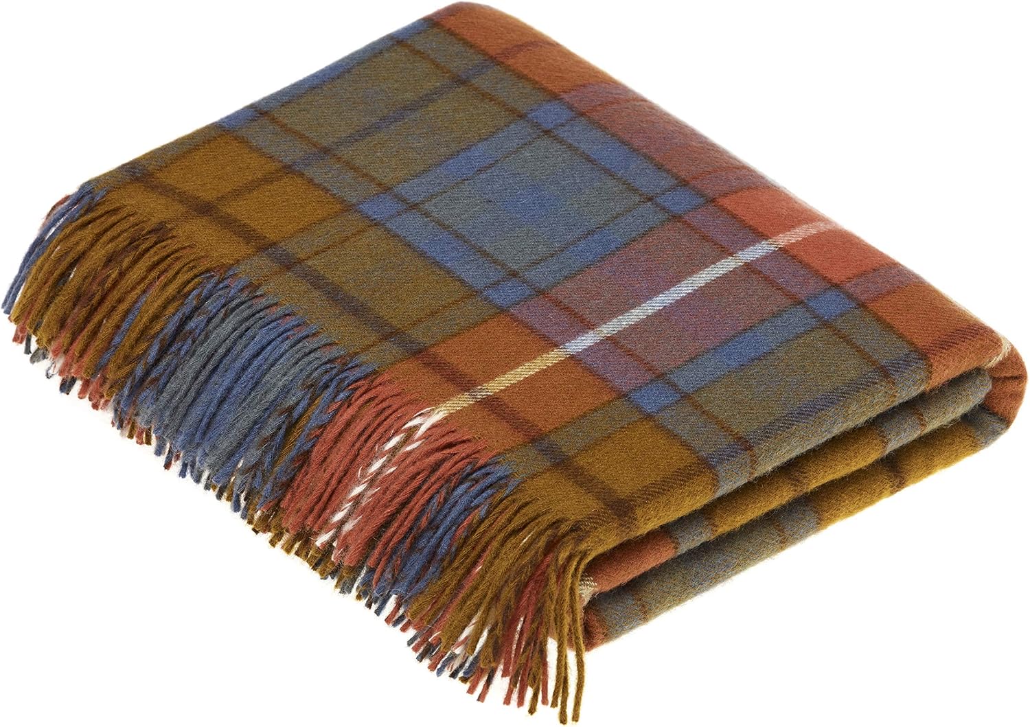 Wool Plaid Throw